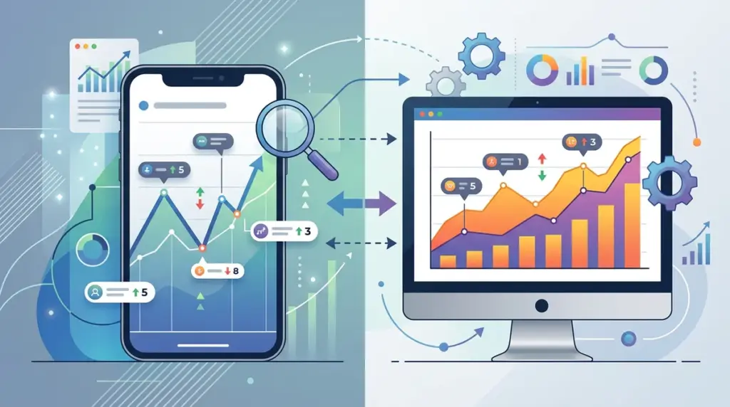 How to Compare Mobile and Desktop Keyword Trends Side by Side